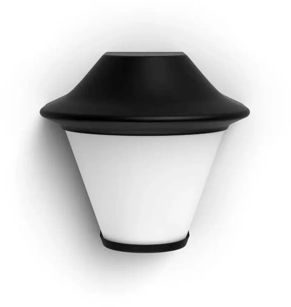 VÄLISVALGUSTI PHILIPS SERRES SEINALE 1X42W E27 230V MUST