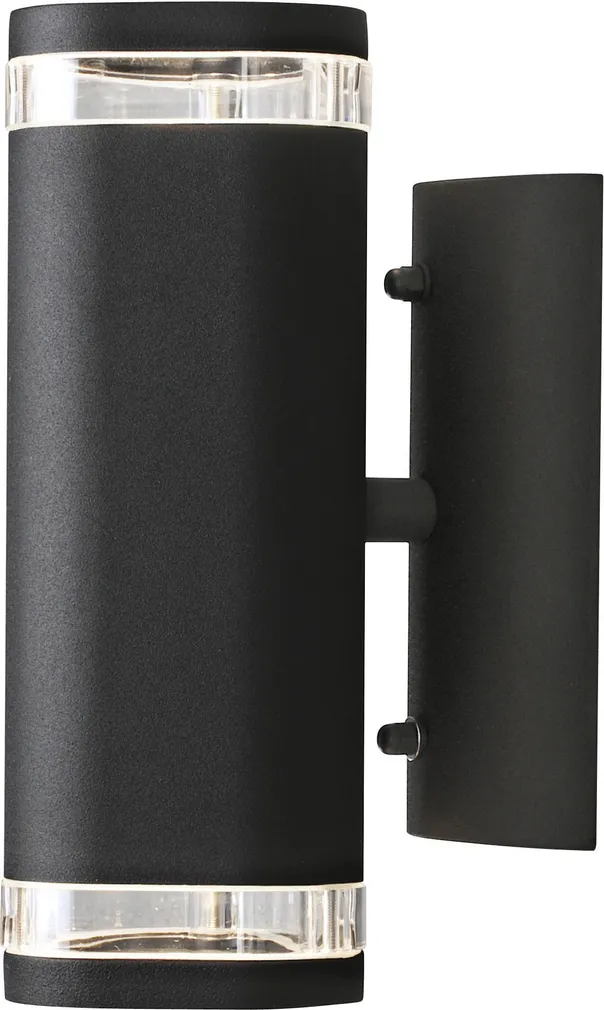 VÄLISVALGUSTI KONSTSMIDE MODENA SEINALE 2X35W IP44 GU10 MUST