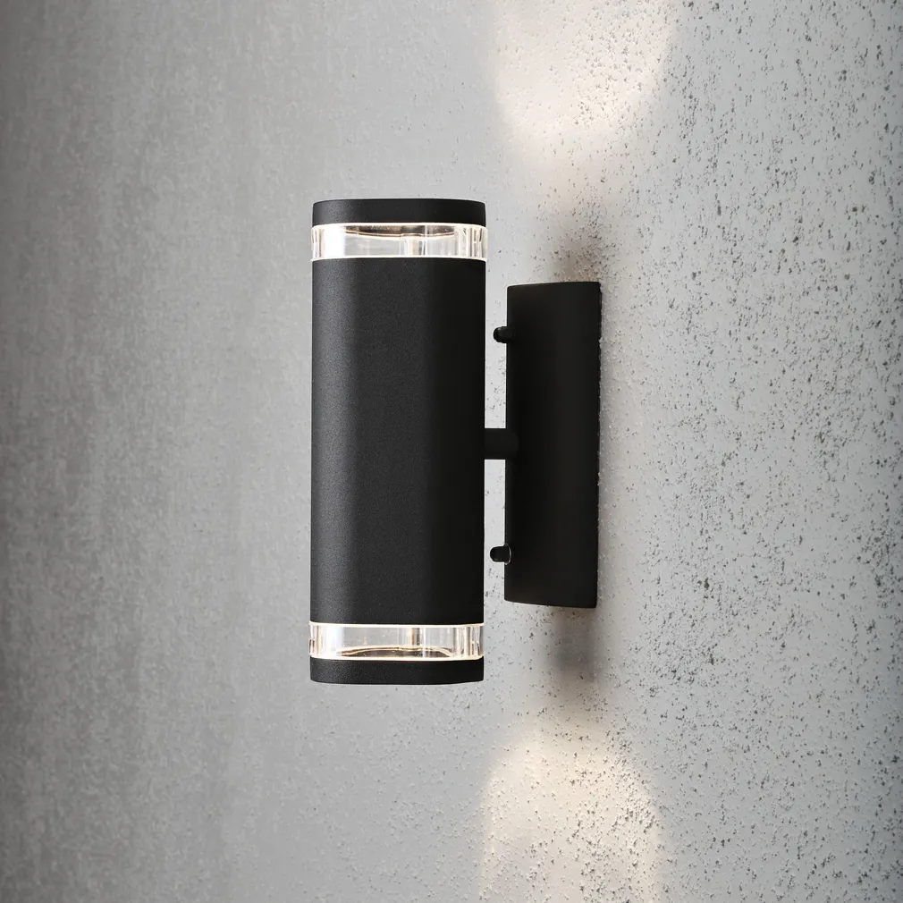 VÄLISVALGUSTI KONSTSMIDE MODENA SEINALE 2X35W IP44 GU10 MUST