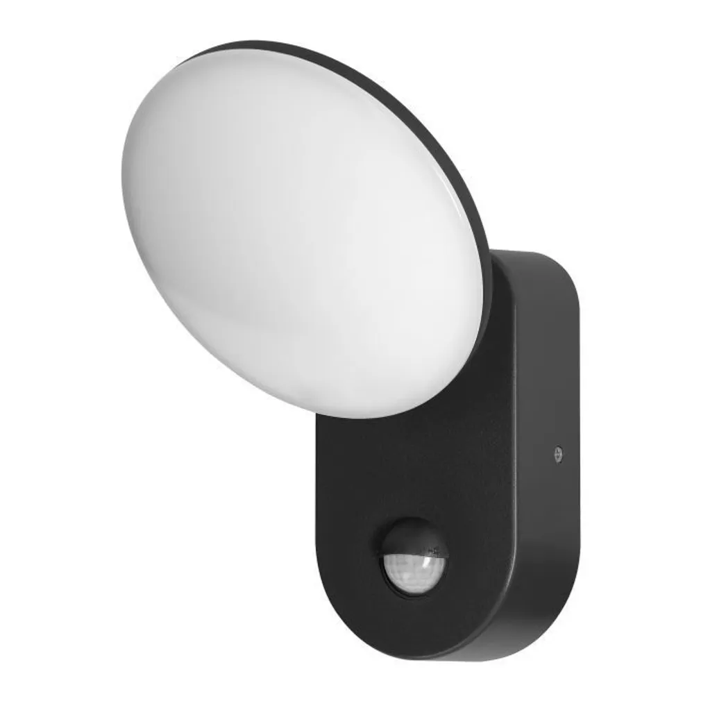 VÄLISVALGUSTI RIOLIT 15W 1100LM IP65 4000K MUST SENSORIGA