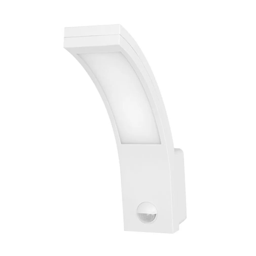 VÄLISVALGUSTI PIRYT 10W 800LM IP54 4000K VALGE SENSORIGA