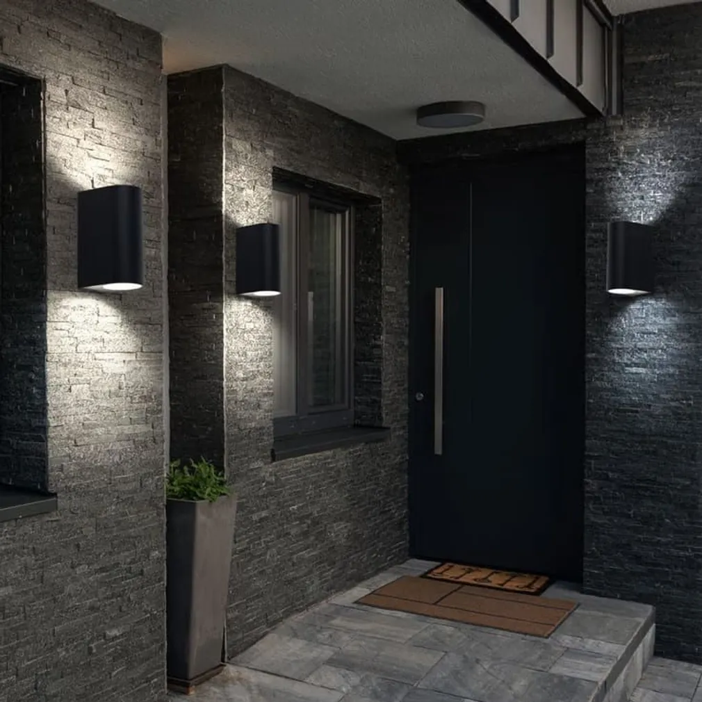 VÄLISVALGUSTI AC220V 50HZ 2XGU10 2X35W IP54 MUST ÜMAR