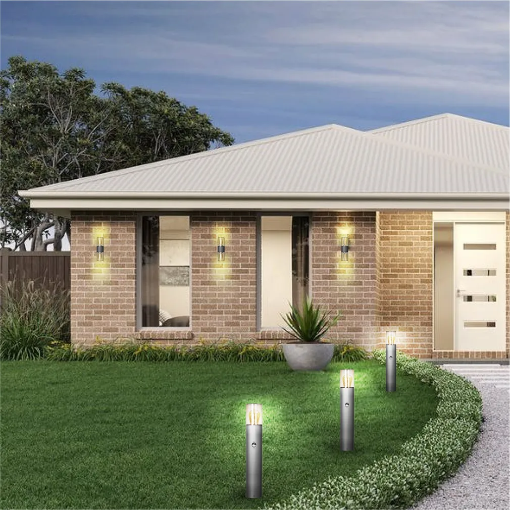 VÄLISVALGUSTI SALVIA BOLLARD E27 15W IP54 50CM HALL SENSOR