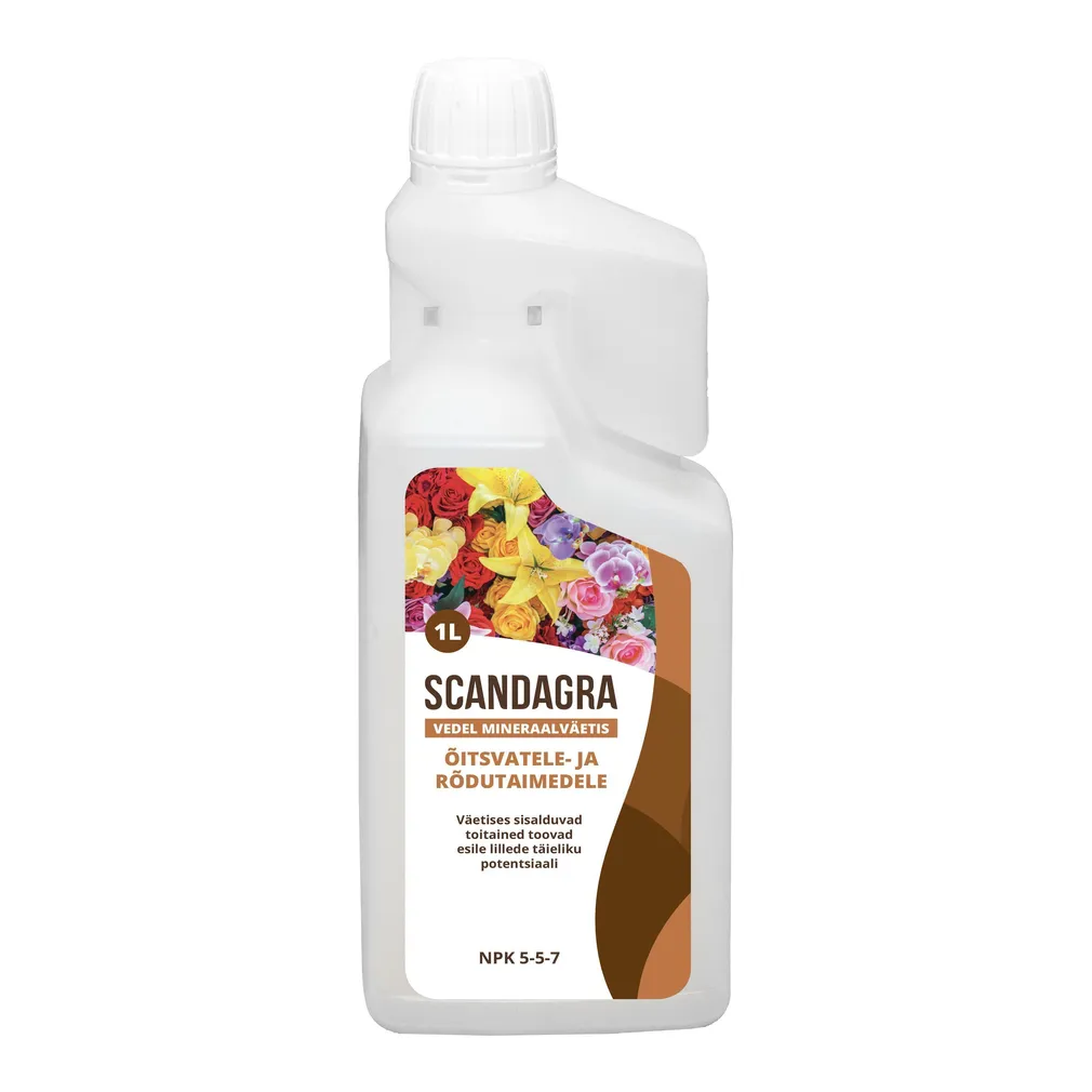 VEDELVÄETIS ÕITSVATELE JA RÕDUTAIMEDELE SCANDAGRA 1L