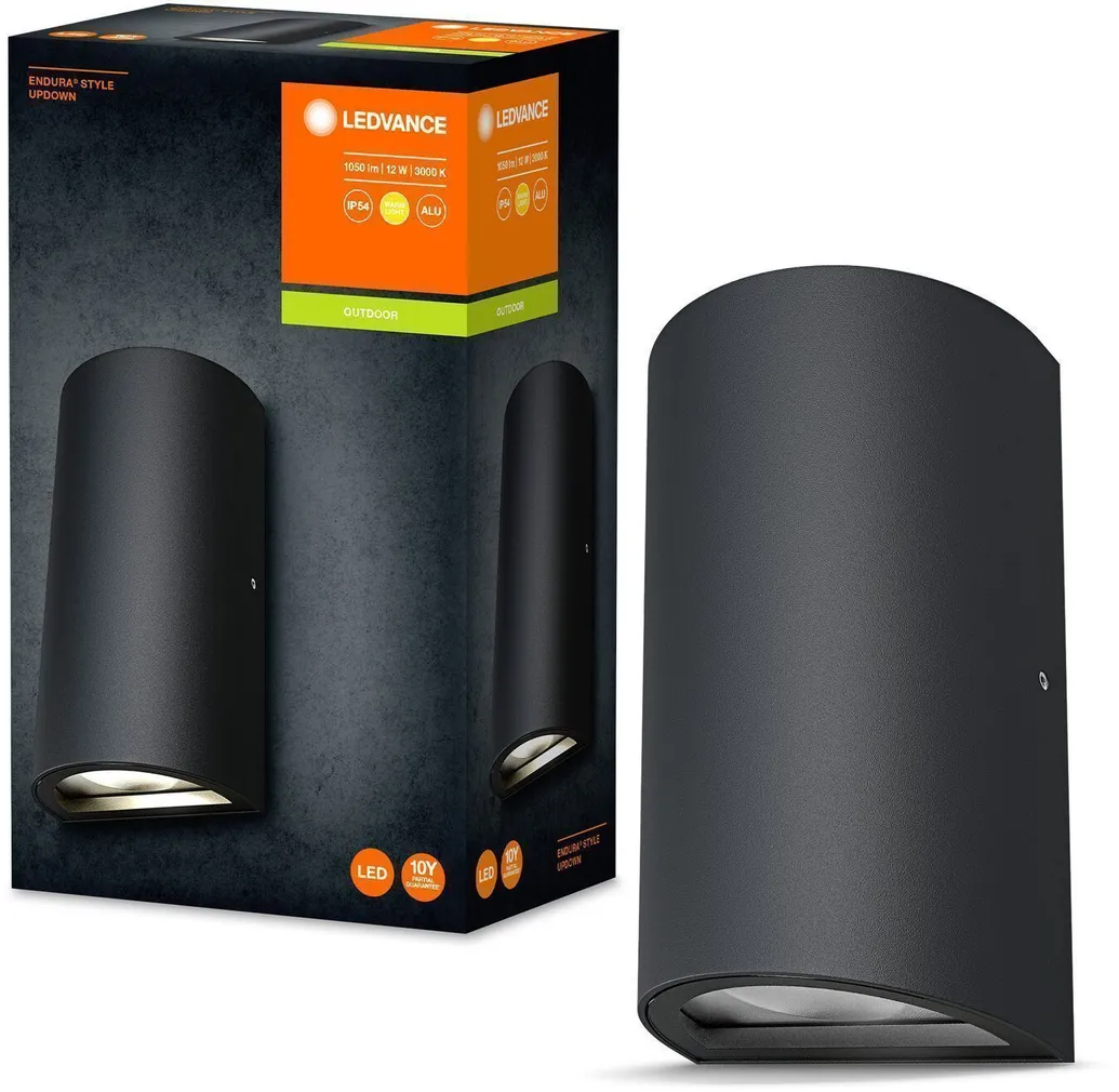 VÄLISVALGUSTI LEDVANCE ENDURA STYLE SEINA 12W TUME HALL