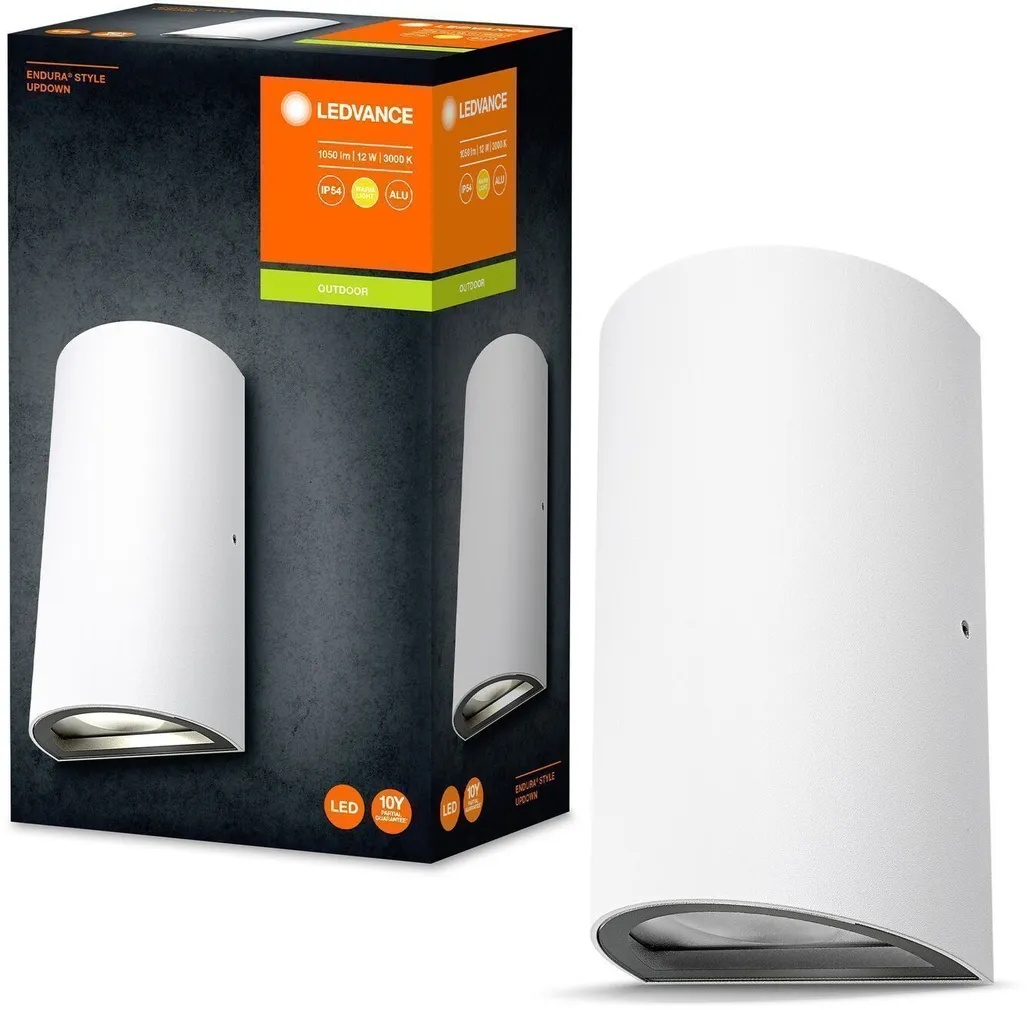 VÄLISVALGUSTI LEDVANCE ENDURA STYLE SEINA 12W VALGE