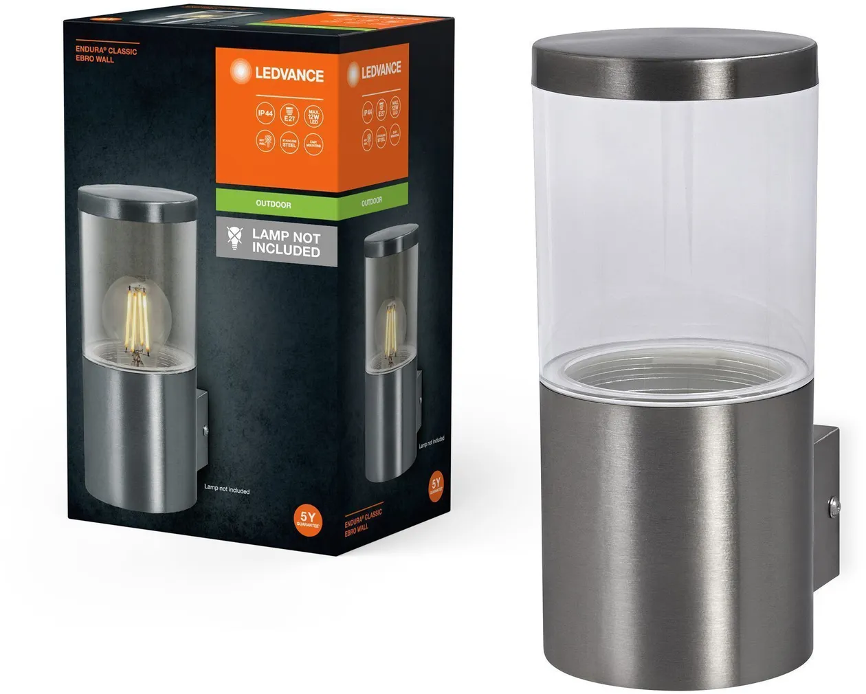 VÄLISVALGUSTI LEDVANCE ENDURA CLASSIC EBRO SEINA E27 ROOSTEVABA