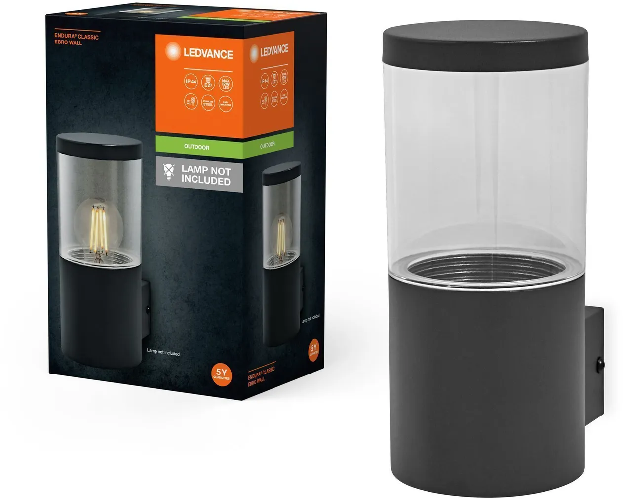 VÄLISVALGUSTI LEDVANCE ENDURA CLASSIC EBRO SEINA E27 TUME HALL