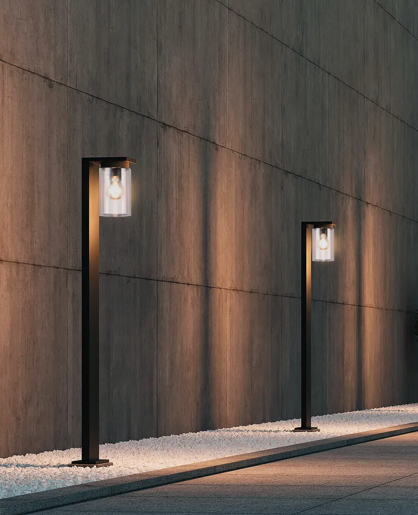 VÄLISVALGUSTI TRIO ARDILA POLE 100CM E27 MATT MUST HÄMARDATAV