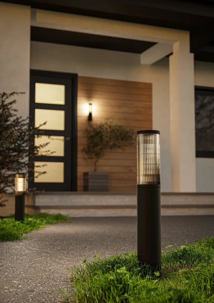 VÄLISVALGUSTI EGLO SALLE VÄIKE POST E27 IP54 MUST