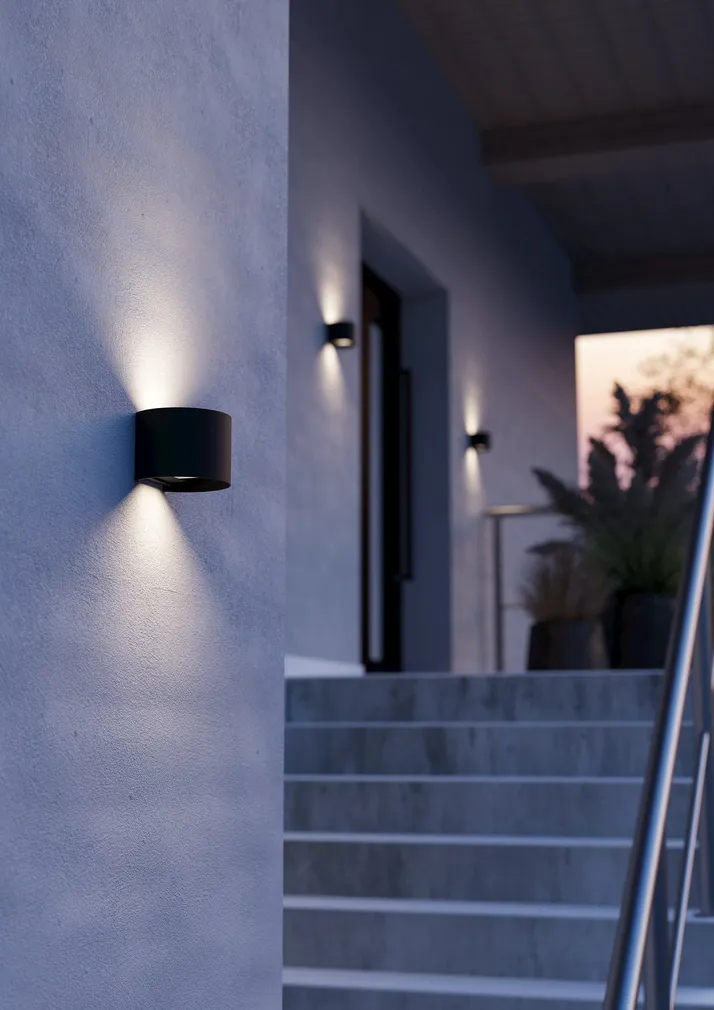 VÄLISVALGUSTI CALPINO 3 SEINALE IP54 MUST