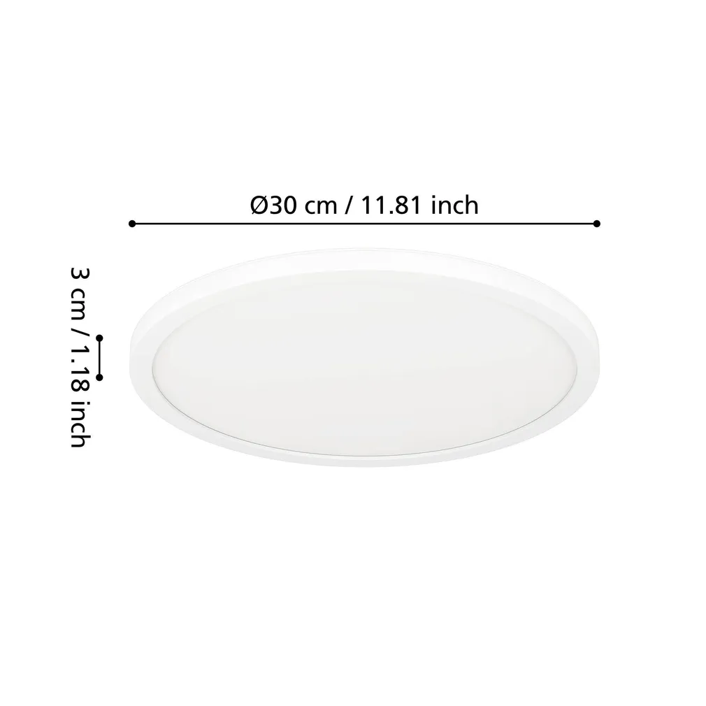 VÄLISVALGUSTI MINERARIO LAE 30CM VALGE