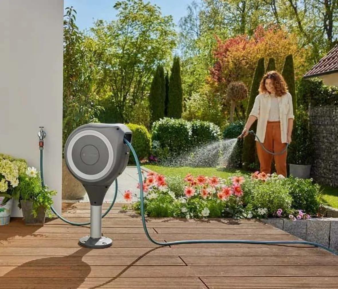 TERASSI VOOLIKUPOOLI KOMPLEKT GARDENA ROLLUP M, 20M