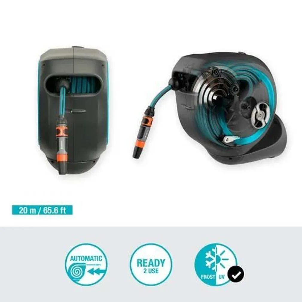 VOOLIKUPOOLI KOMPLEKT SEINALE GARDENA ROLLUP M, 20M