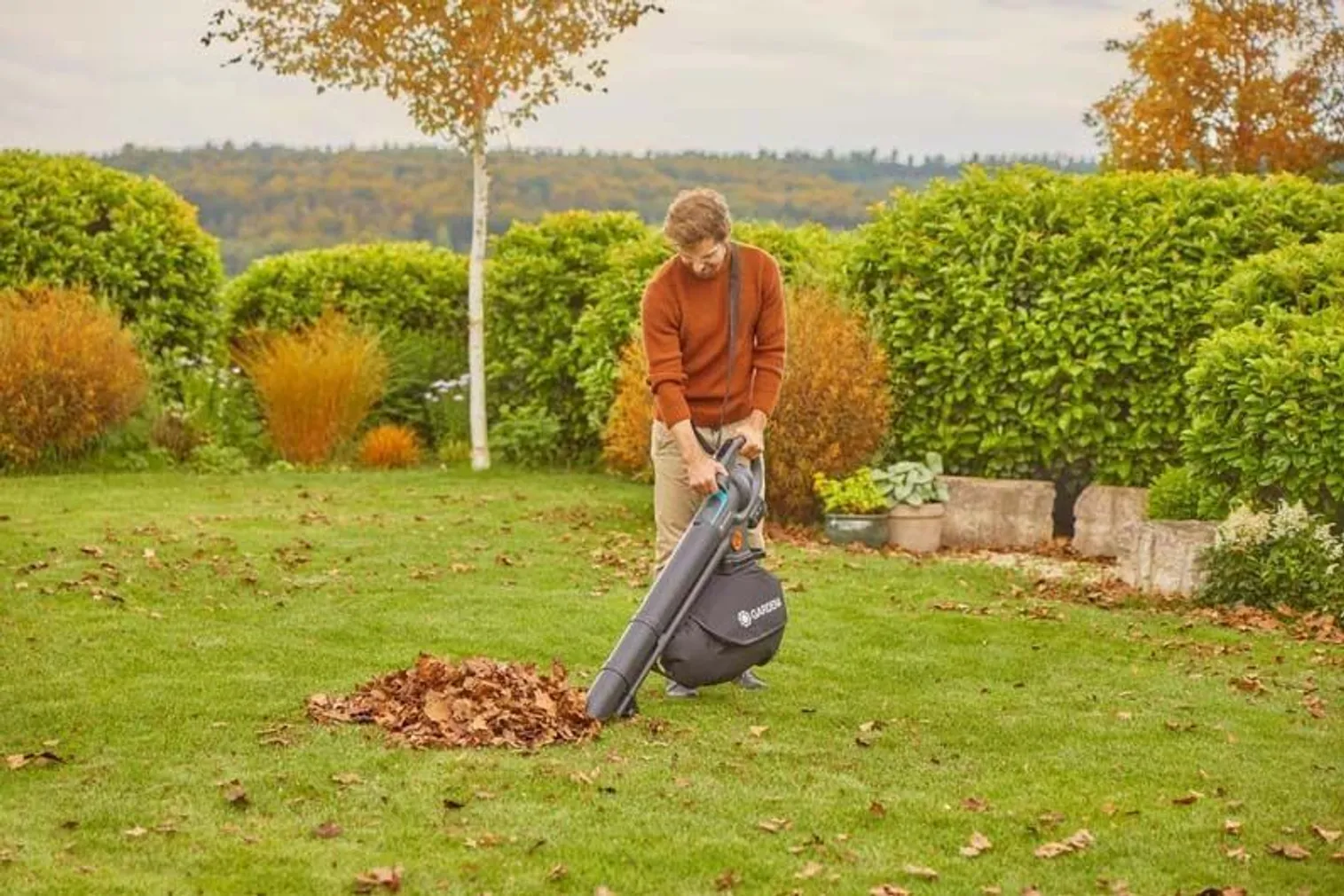 LEHEPUHUR GARDENA POWERJET COLLECT 18V P4A, ILMA AKU JA LAADIJATA