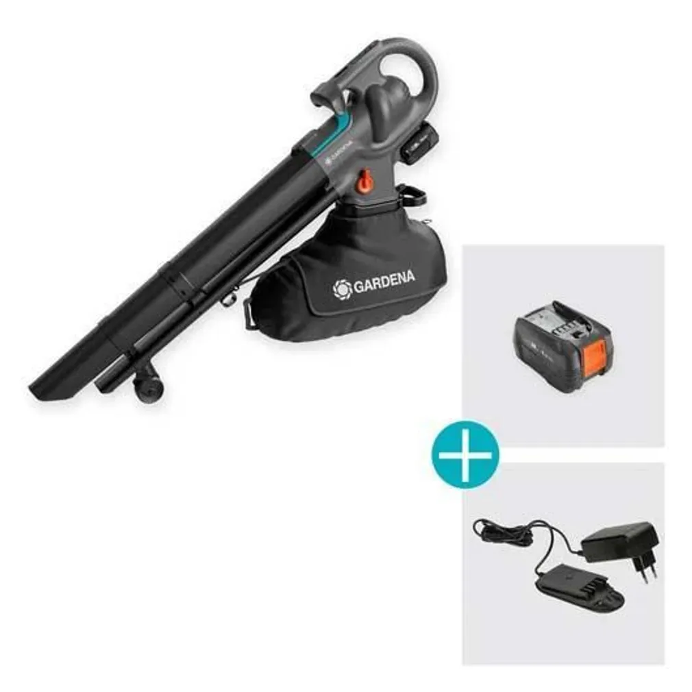 LEHEPUHUR GARDENA POWERJET COLLECT 18V P4A, AKU JA LAADIJAGA
