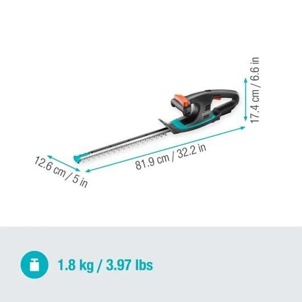 HEKILÕIKUR GARDENA EASYCUT 40/18V P4A, ILMA AKU JA LAADIJATA