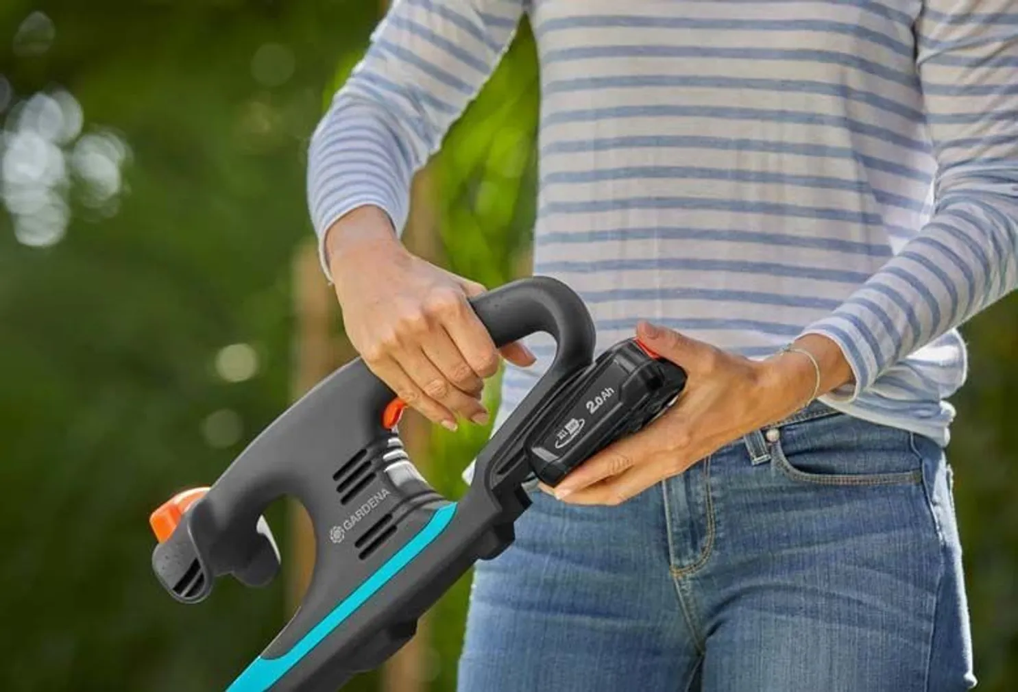 HEKILÕIKUR GARDENA EASYCUT 40/18V P4A, ILMA AKU JA LAADIJATA