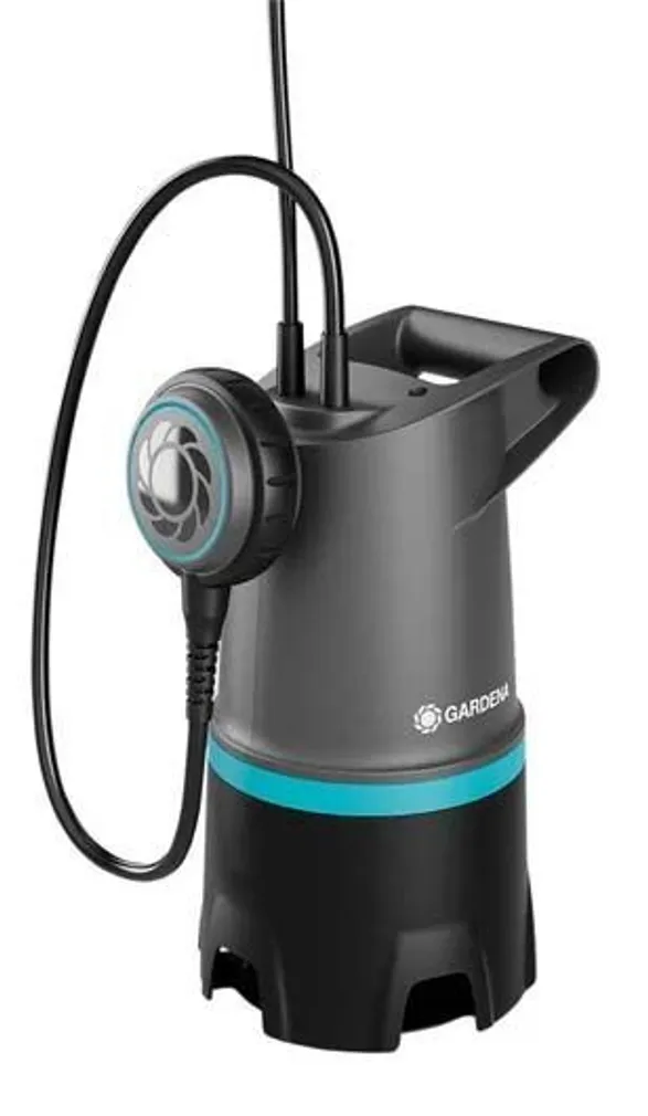 TÜHJENDUSPUMP GARDENA 20000 BASIC MUST VESI, UJUKLÜLITIGA