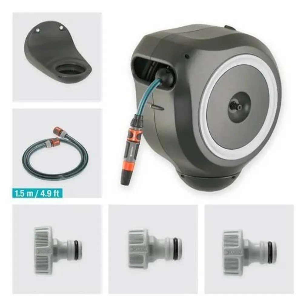 VOOLIKUPOOLI KOMPLEKT SEINALE GARDENA ROLL-UP M 20M, VALGE