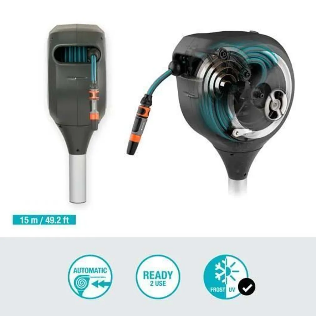 VOOLIKUPOOLI KOMPLEKT VAIAGA GARDENA ROLL-UP S 15M, VALGE