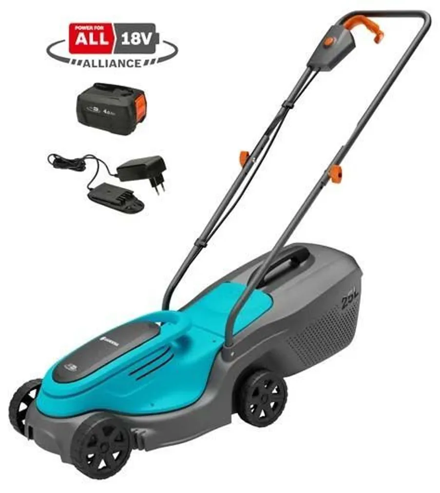 MURUNIIDUK GARDENA POWERMAX 30/18V P4A, AKU JA LAADIJAGA
