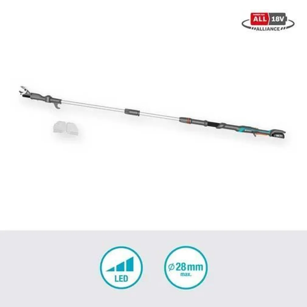 OKSALÕIKUR HIGHCUT 250/18V P4A,TELESKOOPVARREGA, AKU JA LAADIJAGA