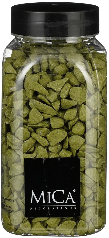 DEKORATIIVKIVID MICA DECORATIONS 7,5X7,5X16CM ROHELINE PUDEL 1KG