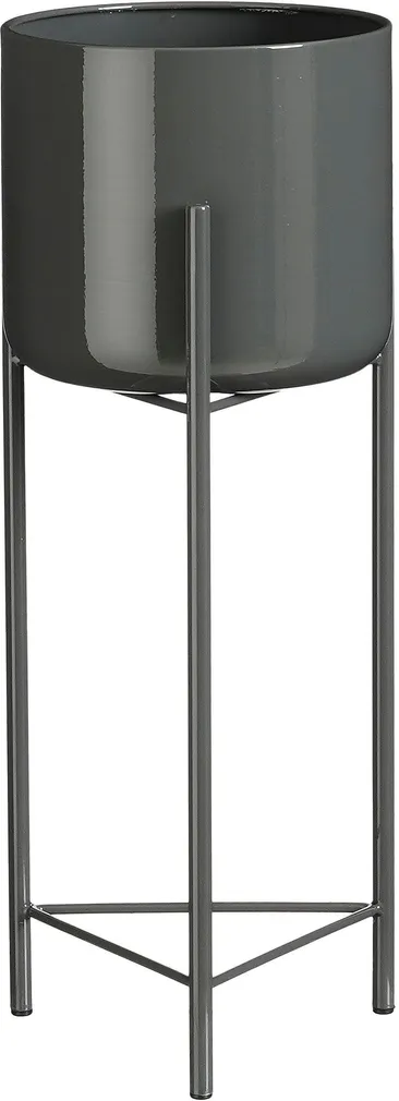 ÜMBRISPOTT JALGADEGA MICA DECORATIONS COLYN 45X17CM METALL MUST