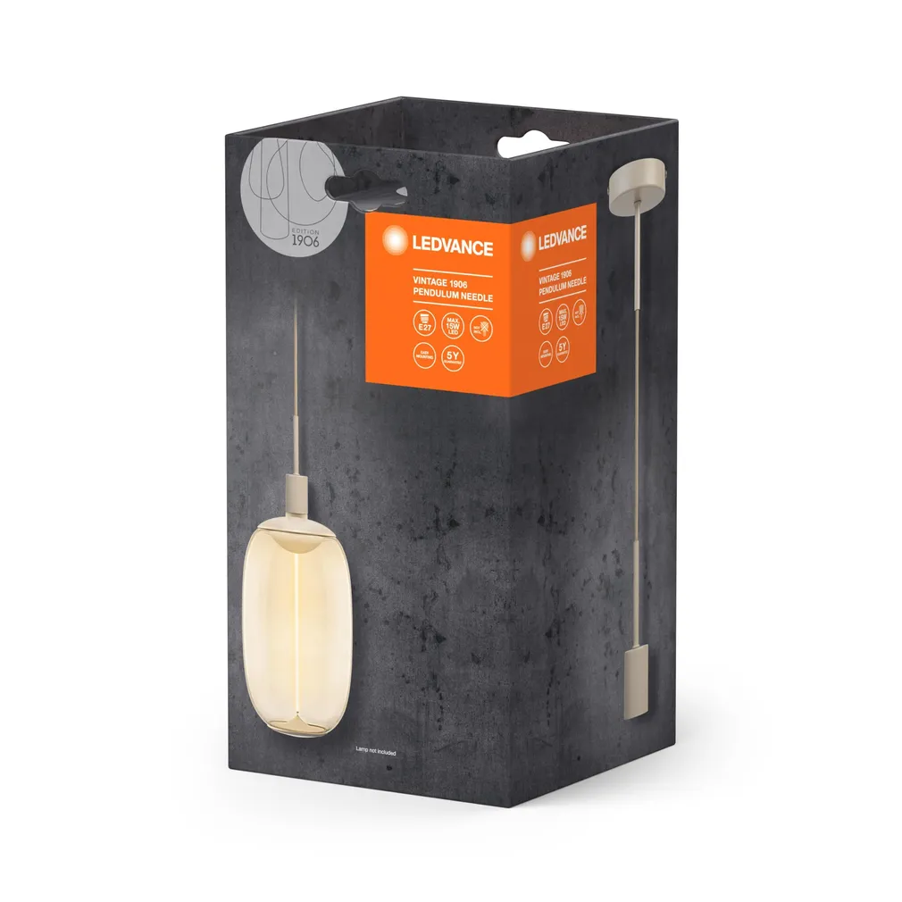RIPPVALGUSTI LEDVANCE VINTAGE PENDULUM NEEDLE E27 BEEŽ
