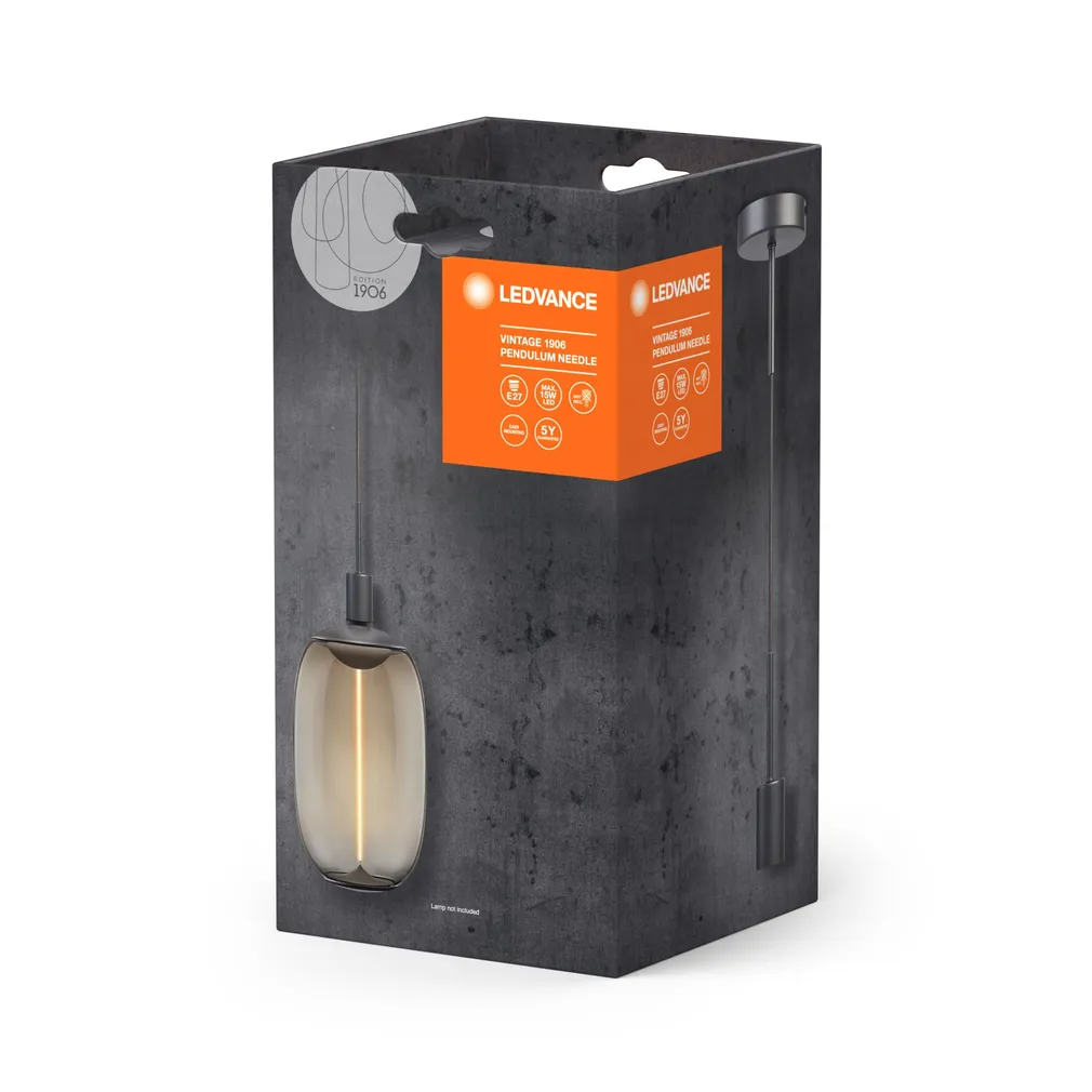 RIPPVALGUSTI LEDVANCE VINTAGE PENDULUM NEEDLE E27 TUMEHALL