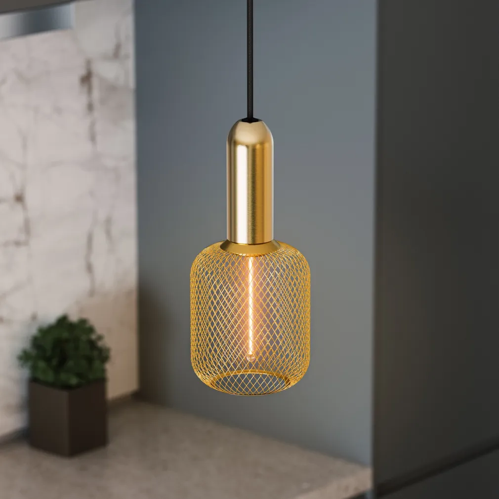 RIPPVALGUSTI LEDVANCE PENDULUM ROUND E27 KULDNE