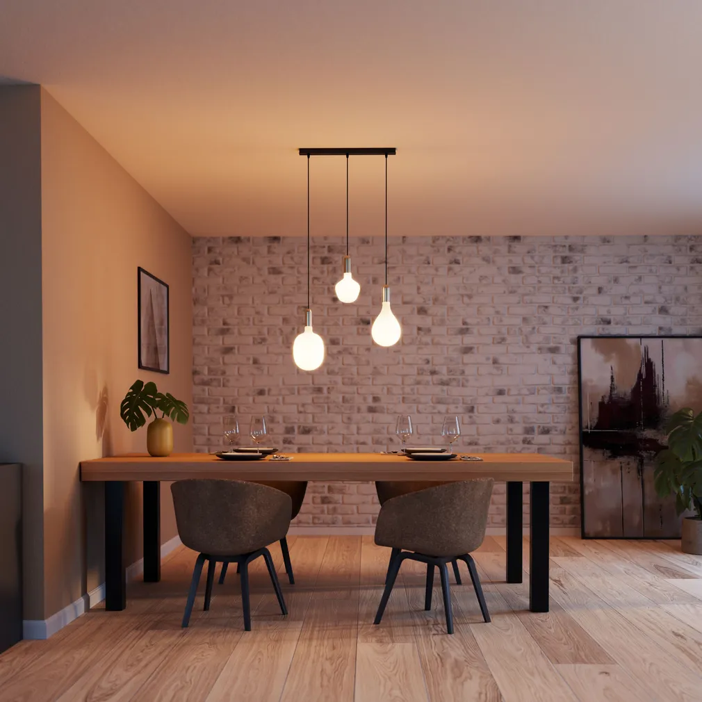 RIPPVALGUSTI LEDVANCE PENDULUM ROUND E27 KULDNE