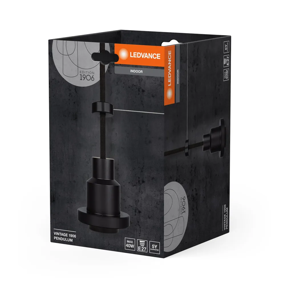 RIPPVALGUSTI LEDVANCE VINTAGE PENDULUM E27 MUST