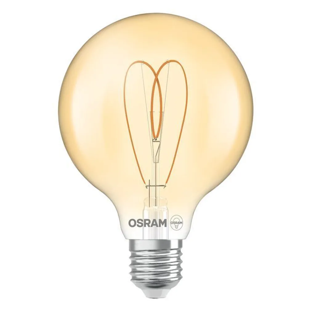 LED LAMP OSRAM VINTAGE GLOBE 95 4,9W E27 470LM 2200K KULDNE