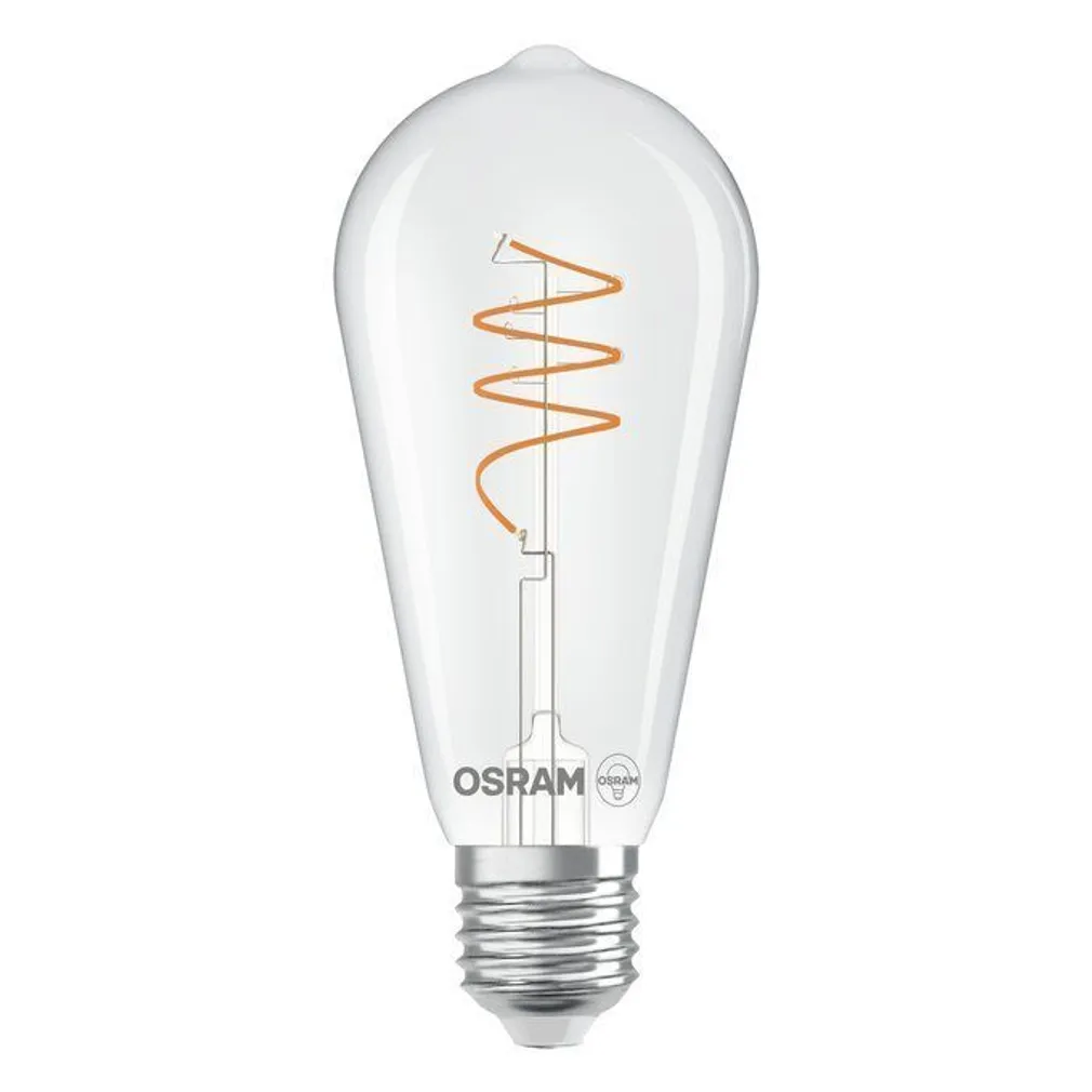 LED LAMP OSRAM EDISON 3,4W E27 470LM 2700K LÄBIPAISTEV