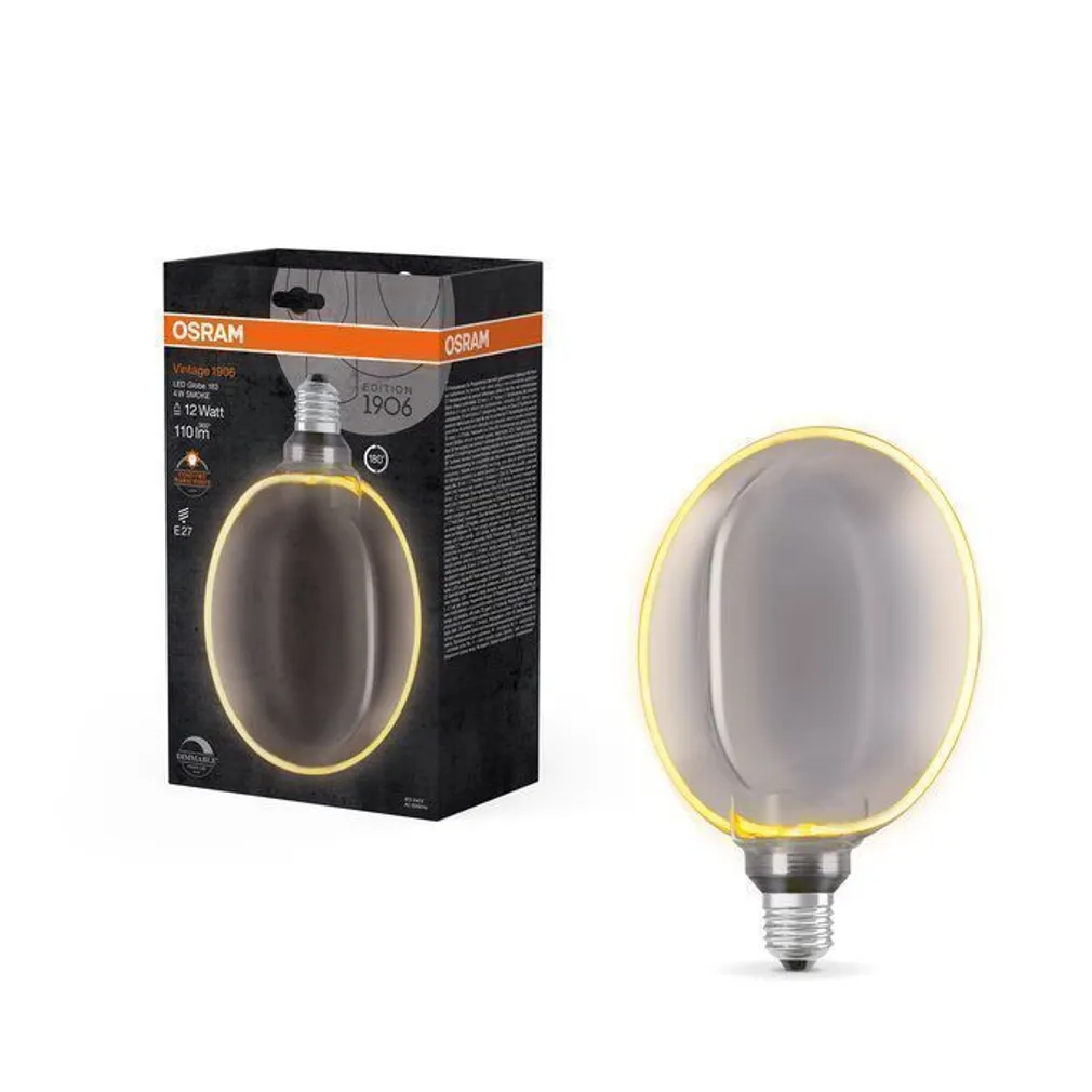 LED LAMP OSRAM VINTAGE GLOBE 183 4W E27 110LM 1800K SUITSUHALL