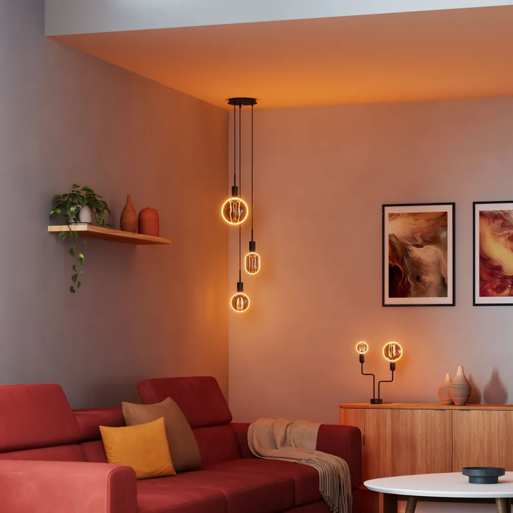 LED LAMP OSRAM VINTAGE GLOBE 80 4W E27 110LM 1800K SUITSUHALL