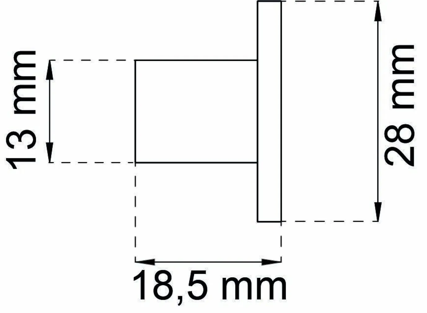 MÖÖBLINUPP HABO CHARLIE MUST 28MM