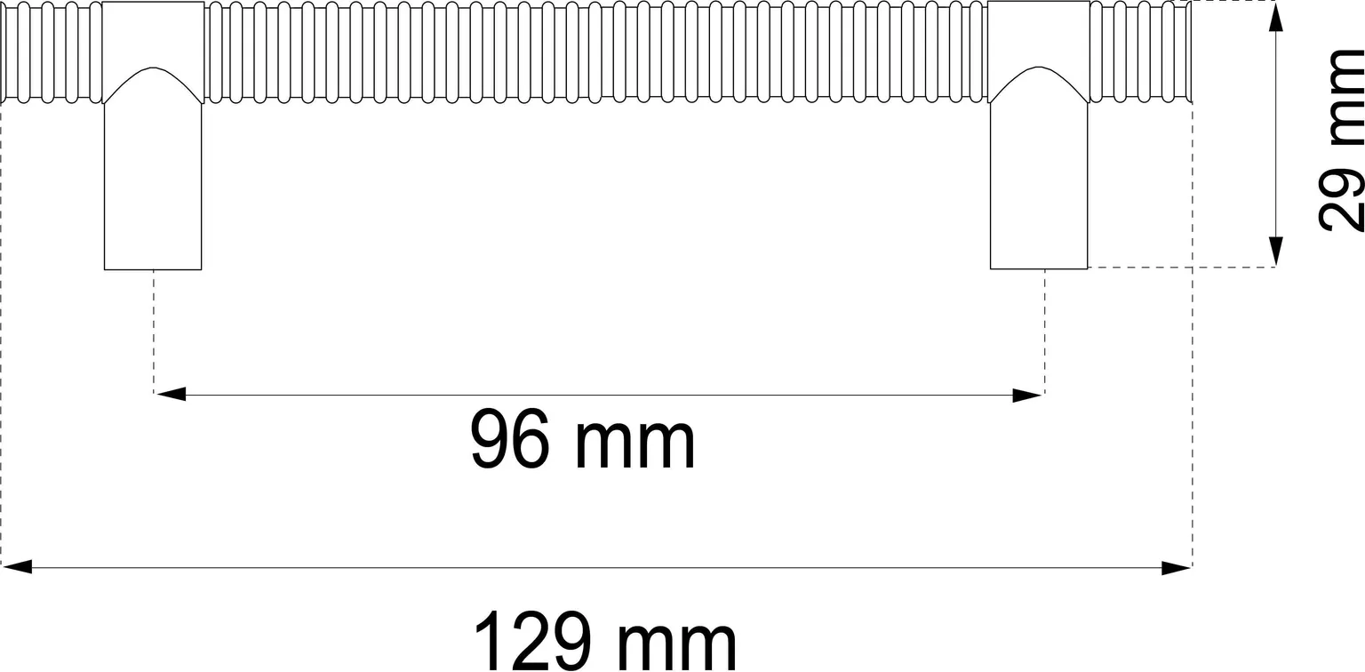 MÖÖBLIKÄEPIDE HABO ALMA 96 KROOM 2TK/PK
