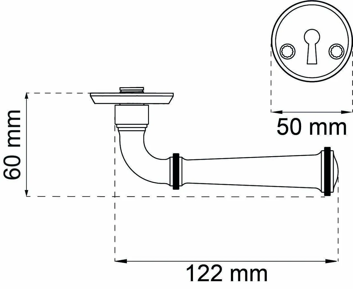 KÄEPIDE+VÕTMEKILP HABO BERGAMO KOMBI MUST