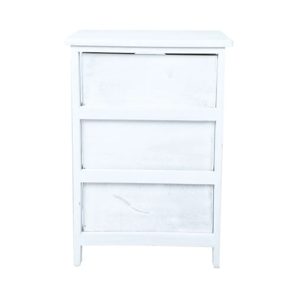 KUMMUT MIHKLI 3-SAHTLIGA 40X29X58CM, VALGE