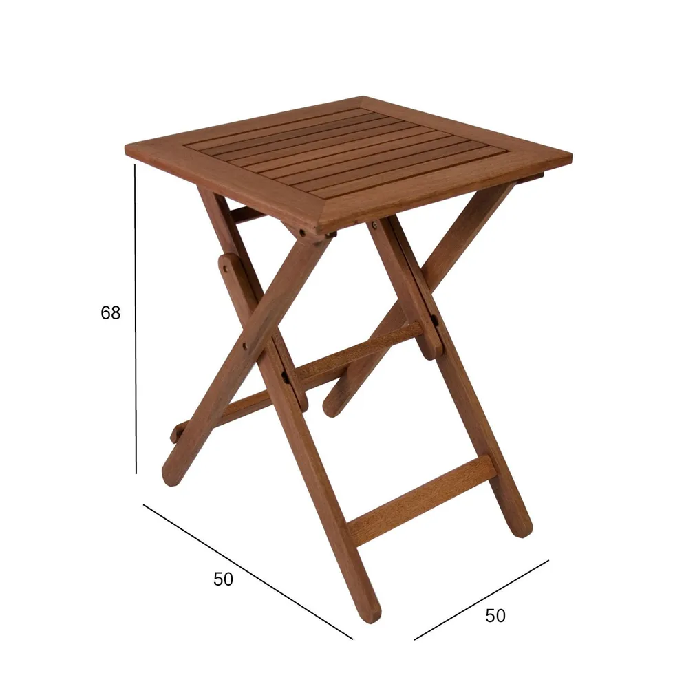 LAUD ROUEN 50X50XH68CM, MERANTI