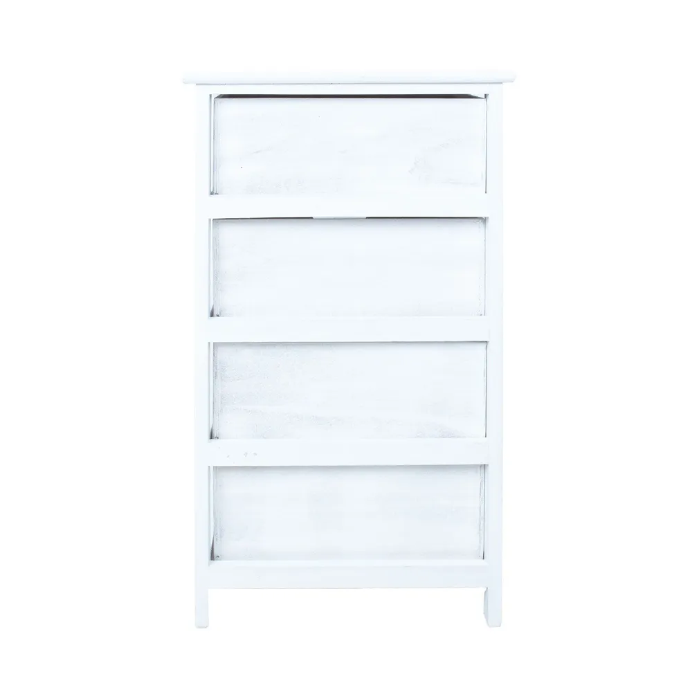 KUMMUT MIHKLI 4-SAHTLIGA 40X29X73CM, VALGEL