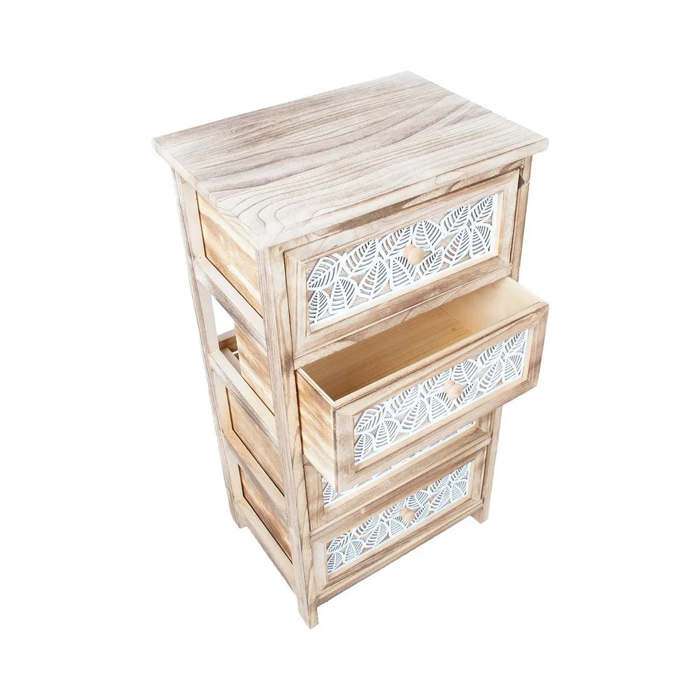 KUMMUT KASEKE 4-SAHTLIGA 40X29X73CM, NATURAALNE