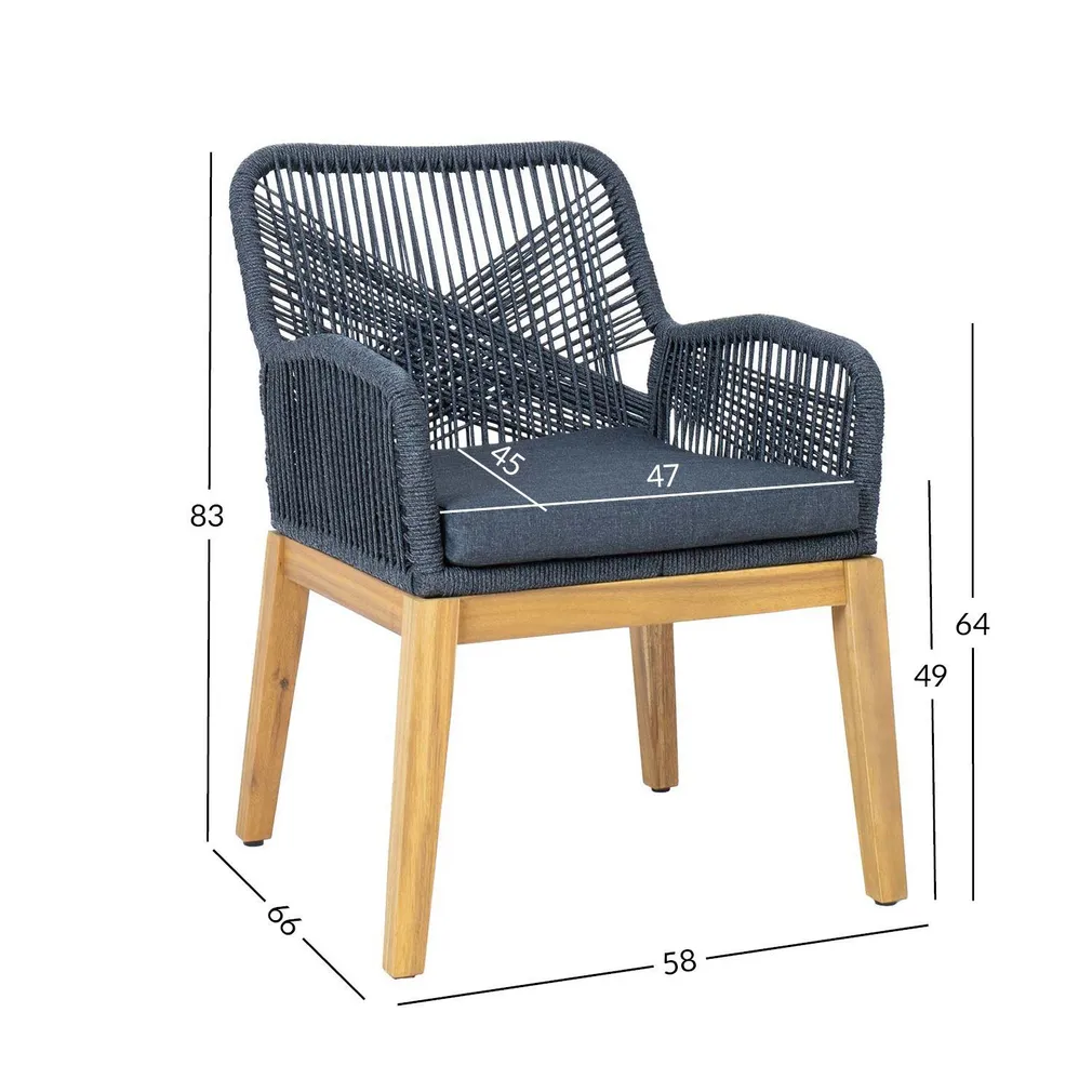 TOOL FLORIDA 58X66XH83CM, AKAATSIA, HALL