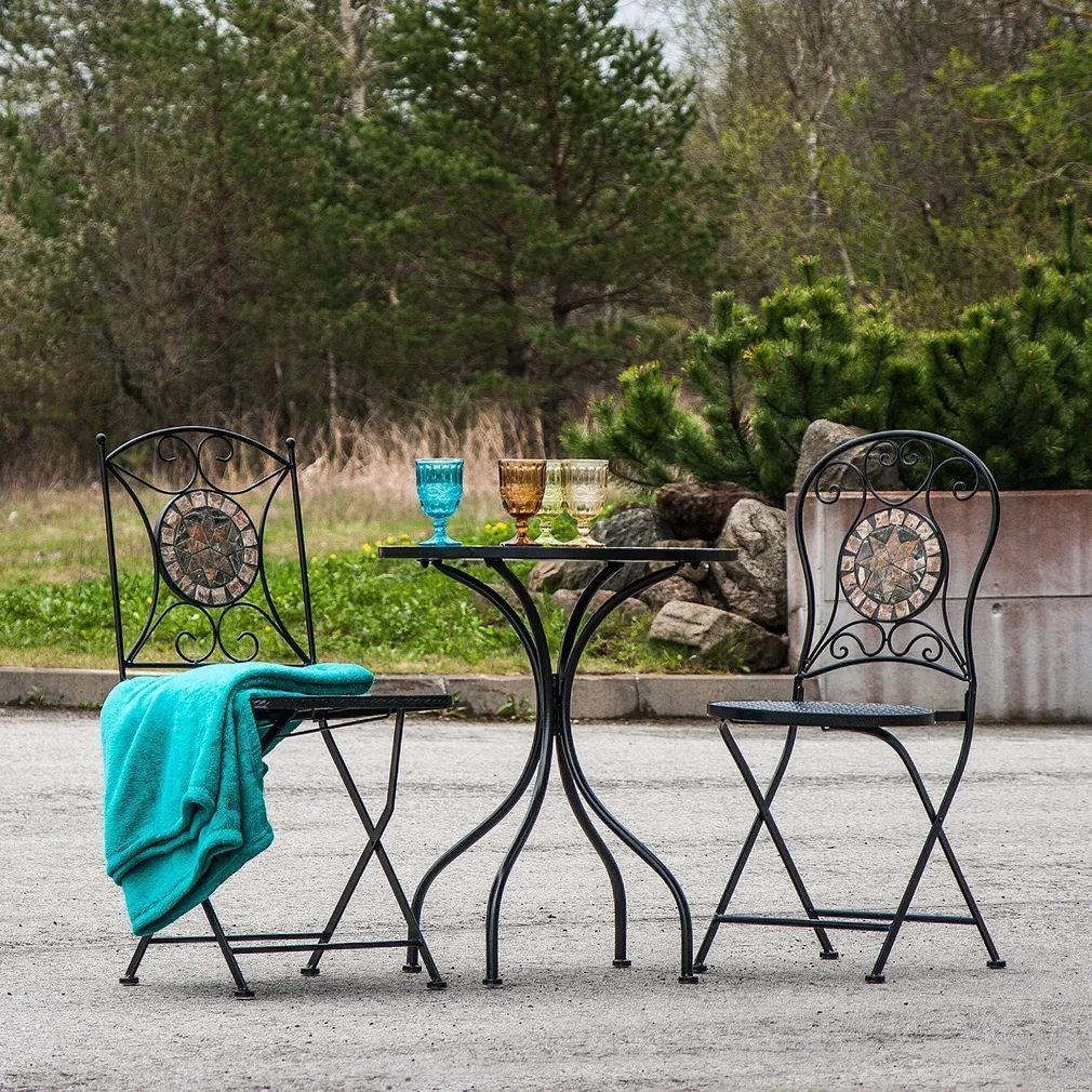 RÕDUKOMPLEKT MOSAIC LAUD JA 2 TOOLI