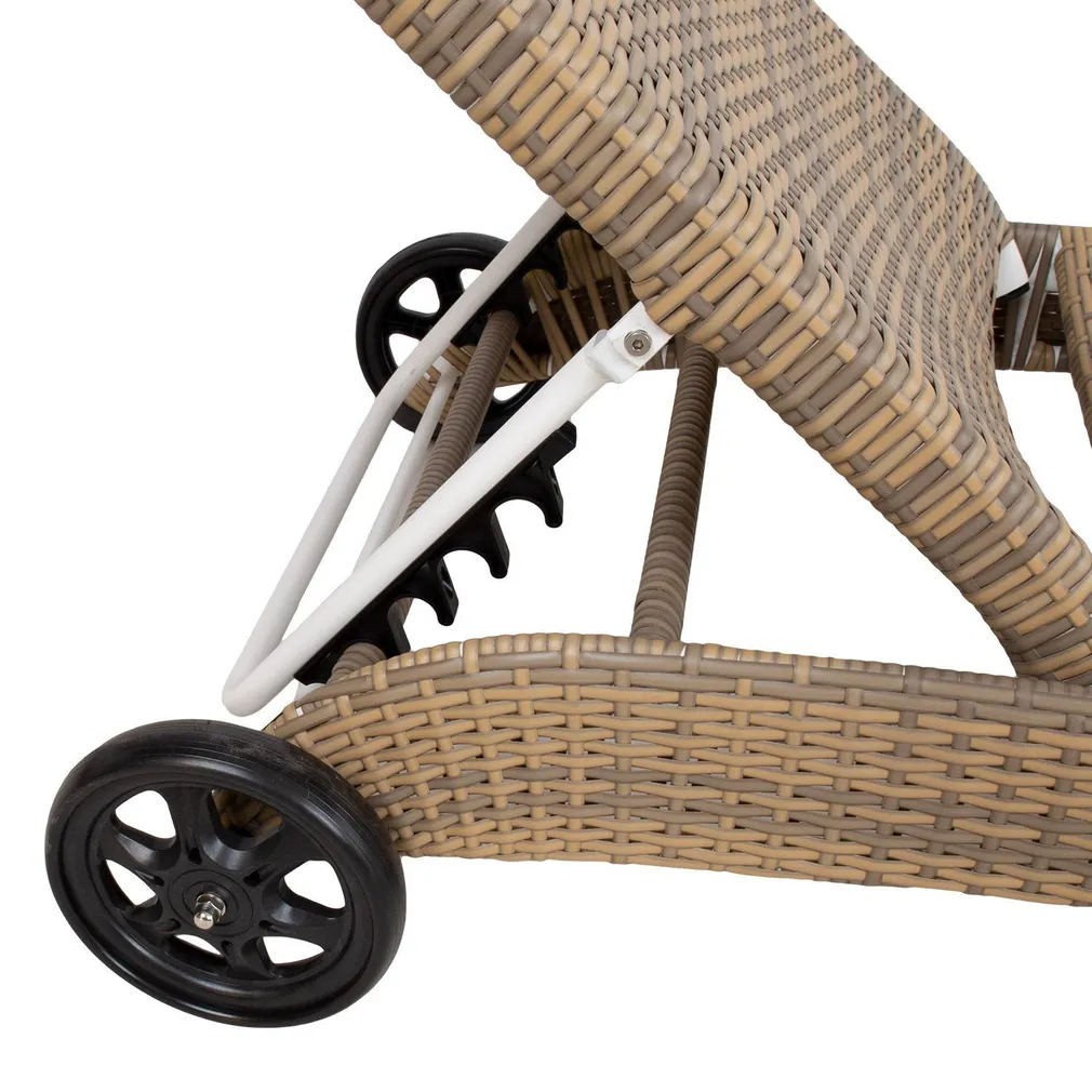 LAMAMISTOOL WICKER CAPPUCCINO