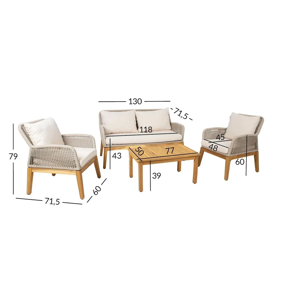 AIAMÖÖBLIKOMPLEKT FLORIDA LAUD, DIIVAN JA 2 TUGITOOLI