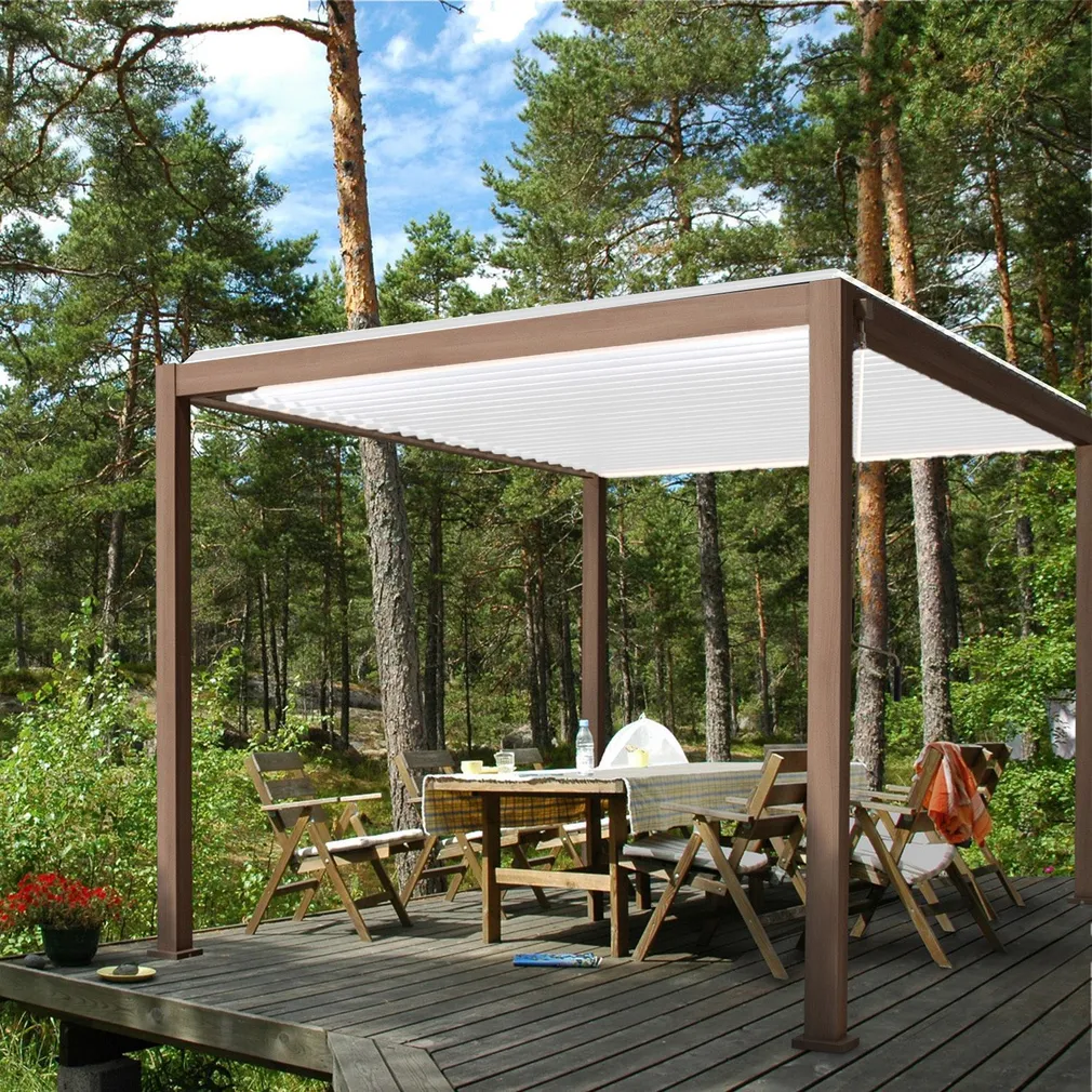 VARIKATUS MIRADOR-111 3X4M, HELE PUIDUDEKOOR